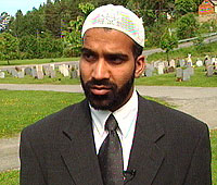 Ghulam Abbas, byråleder Al-Khidmat begravelsesbyrå, foto: NRK